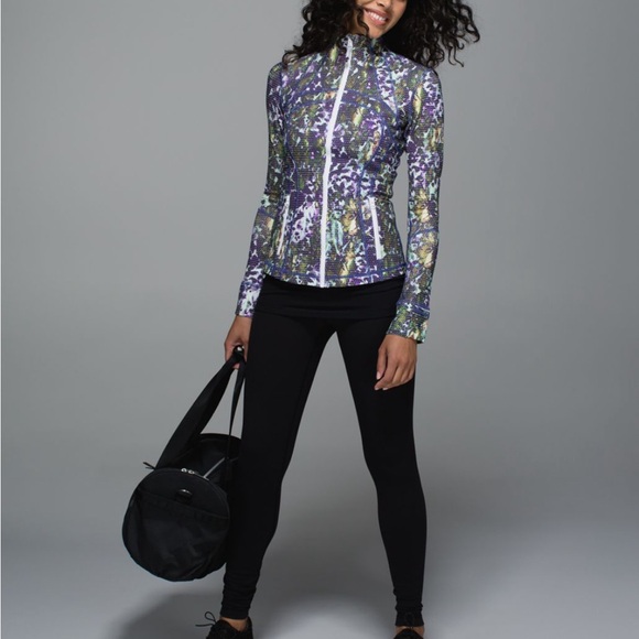 Lululemon Define Jacket Floral Sport White Multi Sz 6 - Picture 2 of 13